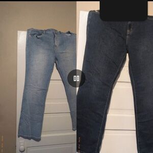 2‎ Pair Gap Blue Denim Jeans Size 18r/34 NWOT